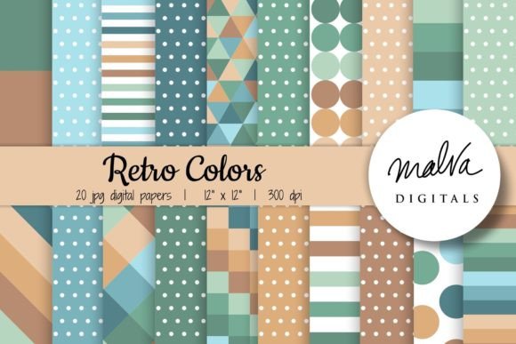 Download Retro Colors Geometric Patterns - Geometric Collection