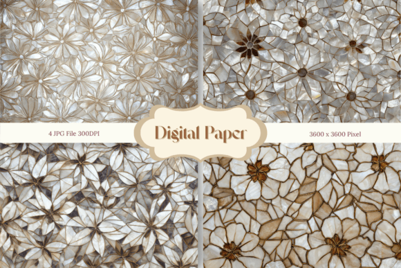 Download Flower Stained Glass Texture Background - Texture background Collection