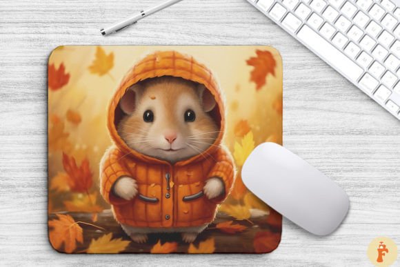 Download Cute Hamster in Autumn Scenery - Premium Resources