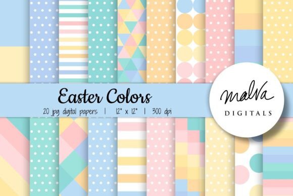 Download Easter Colors Geometric Patterns - Geometric Collection