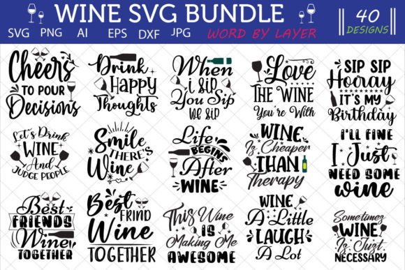 Download ALCOHOL SVG BUNDLE,WINE SVG, BEER SVG. - Wine Collection