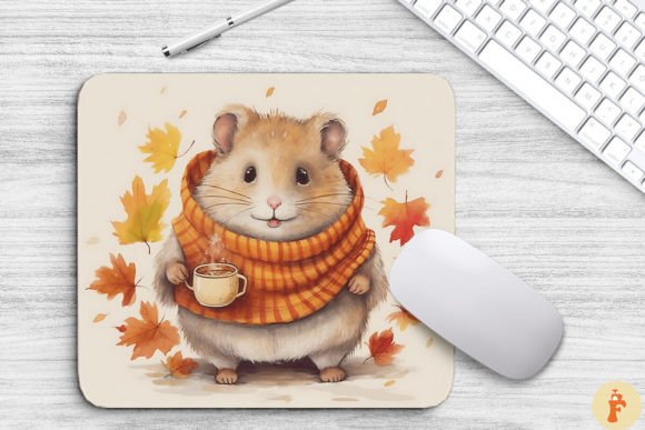 Download Cute Hamster in Autumn Scenery - Premium Resources