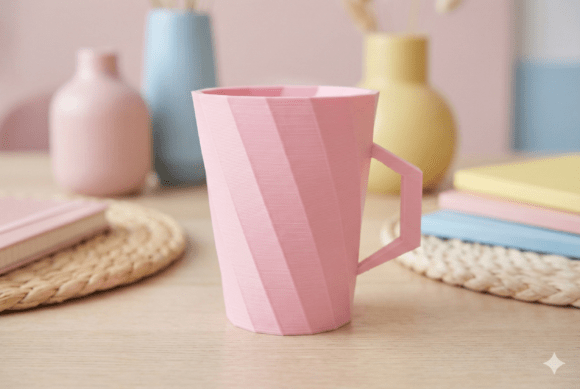 Download Modern Geometric Twist Mug Design - Geometric Collection