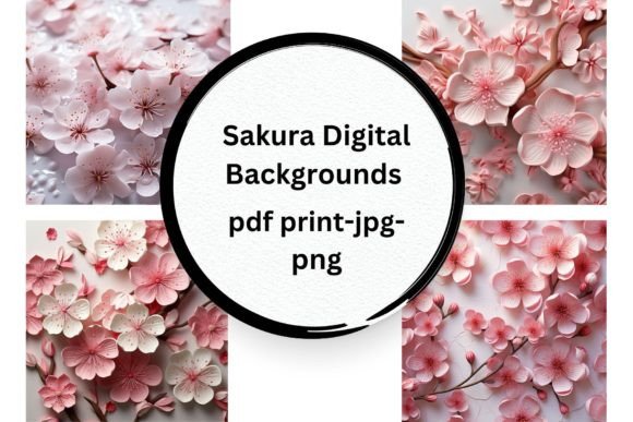 Download Sakura Digital Backgrounds - Digital background Collection
