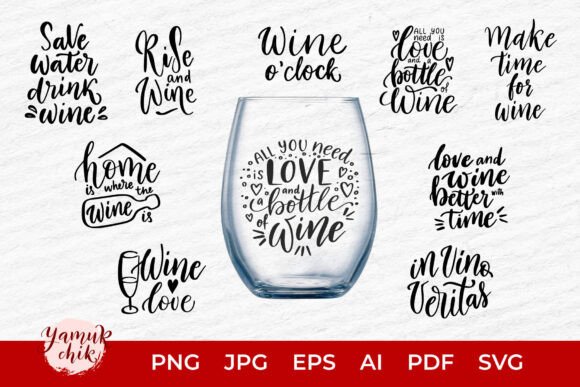 Download Wine SVG,Funny Wine Sayings SVG Bundle - Wine Collection